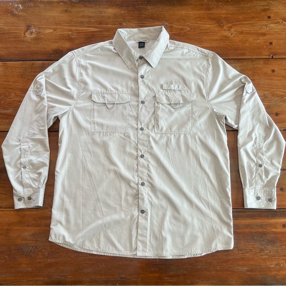 Field & Stream Button Down Fishing Hunting Lightweight Shirt: Men’s XL